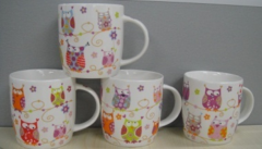 12oz new bone china mug, bulk packing