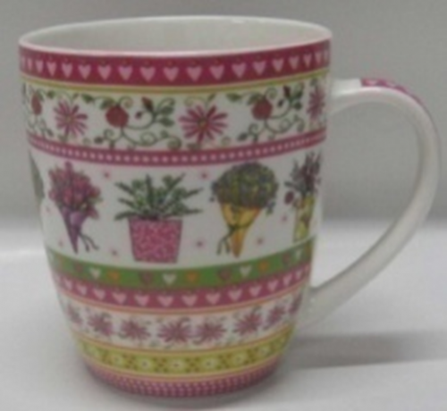 12oz new bone china mug, bulk packing