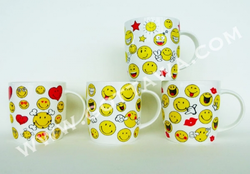 12oz new bone china mug, bulk packing