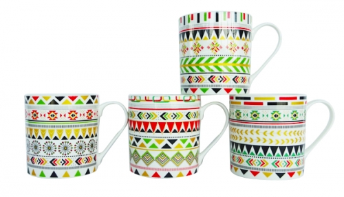 12oz new bone china mug, bulk packing