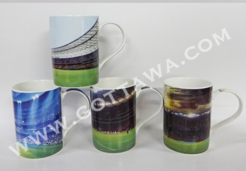 12oz new bone china mug, bulk packing