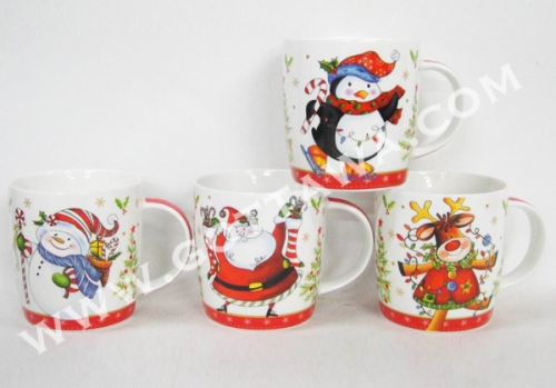 12oz new bone china mug, bulk packing