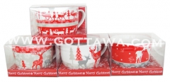 22oz new bone china jumbo mug with PVC box