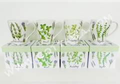 13oz new bone china mug with gift box