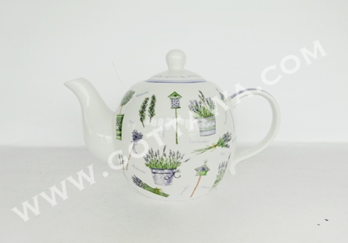 800cc new bone china tea pot with color box