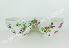 5.5" new bone china bowl, bulk packing