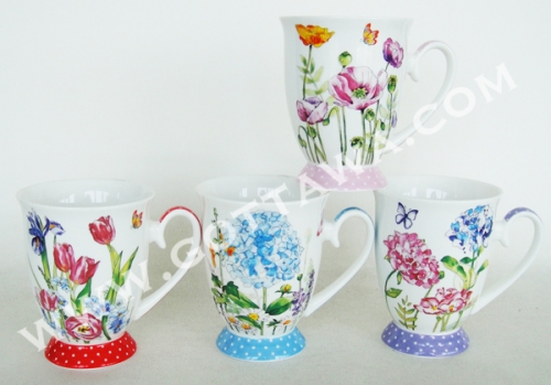 10oz new bone china mug, bulk packing