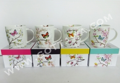 12oz new bone china mug with gift box