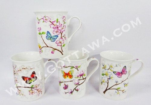 10oz new bone china mug, bulk packing