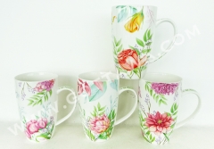 13oz new bone china mug with color box