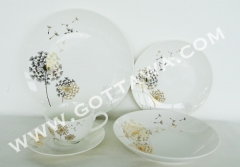 20pcs new bone china dinner set, 1set/color box