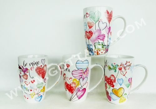 13oz new bone china mug, bulk packing