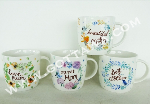 10oz new bone china mug, bulk packing