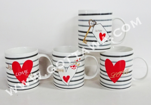 11oz new bone china mug, bulk packing