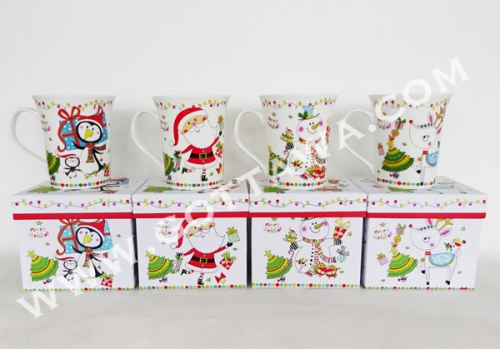 12oz new bone china mug with gift box