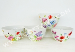 5.5" new bone china bowl ,bulk packing