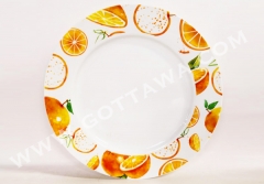 10.5" new bone china dinner plate, bulk packing