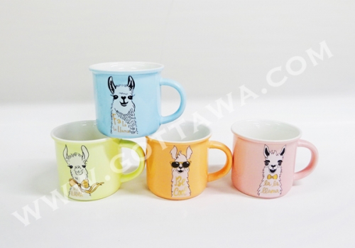 150ml new bone china color glaze mug, bulk packing