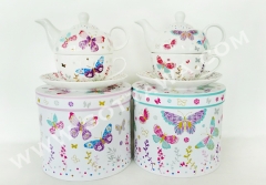 new bone china tea for one, 1set/gift box