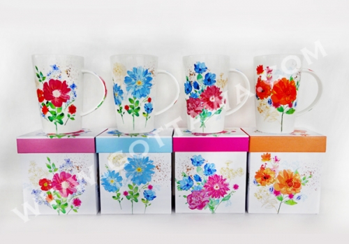 13安士新骨瓷杯，加礼盒