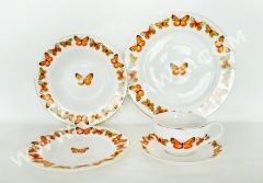 20pcs new bone china dinner set, 1set/color box