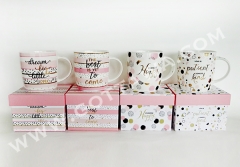 12oz new bone china mug with gift box