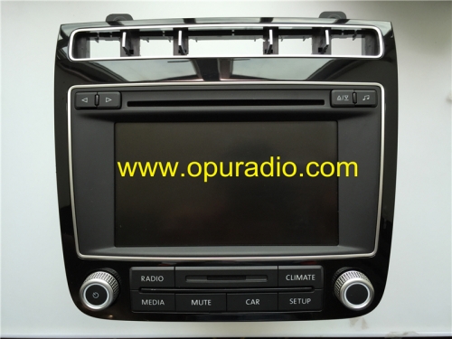 VW RCD550 7P6035162B P6035195D Volkswagen 2015-2016 Touareg 7P Radio estéreo Cambiador de CD de 6 discos Alpine Audio Tarjeta del teléfono Tarjeta SD