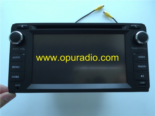 Toyota 86140-0E150 face10.2CM * 20.3CM Fujitsu Dix CD Radio Bluetooth Téléphone USB AUX Camera AM FM pour 2009-2013 Corolla lecteur de CD beaucoup de