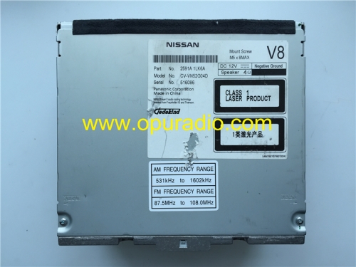NISSAN 2591A 1LK6A PANASONIC DVD-PLAYER CV-VN52G04D Pathfinder Infiniti BOSE HDD-Navigation Bluetooth-Telefonkarte AM FM-Autoradio Infiniti