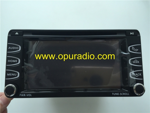 Toyota 86140-0E150 Fujitsu ten CD player face10CM*20CM touch screen Bluetooth Microphone USB AUX Camera AM FM for Corolla Highlander RAV4 car radio