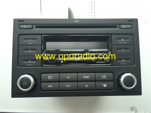 100% nuevo Reproductor de CD VOLKSWAGEN INF2-MID NLP MP3 2DIN RCD200 5Z0035152KX para VW Golf Polo 2007-2014 Radio para coche AM FM Bluetooth Teléfono