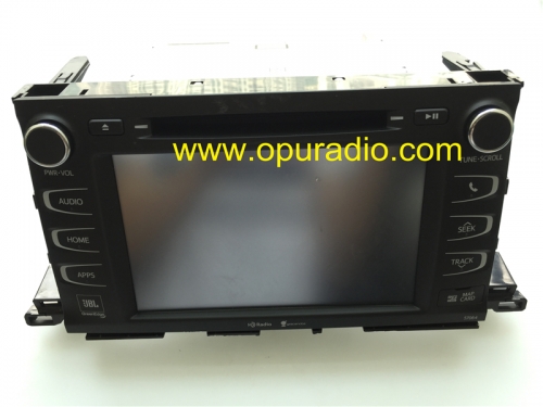Panasonic Automotive systems 86100-0E261 CQ-XT83E17X Radio HD audio APPS téléphone MAP Carte Micro SD avec JBL 57064 GreenEdge pour 2015-2016 Toyota H
