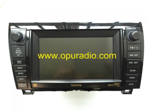 TOYOTA 86120-0C330 DW468100-1180 for Sequoia SR5 Limited Platinum2010-2015 Tundra 2010-2013 JBL RADIO RECEIVER DENSO Navigation WMA MP3 GPS 4CD change