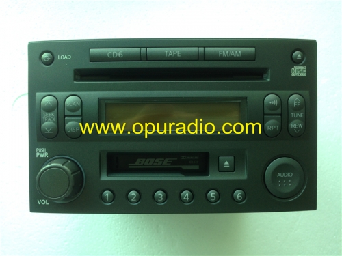 NISSAN 28188 CD401 Reproductor de CD de casete Clarion PP-2525L 6 Cambiador de CD 286-9839-05 para NISSAN Z33 350Z radio de coche Japón versión BOSE s