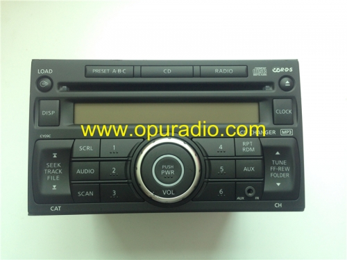 NISSAN 28185 EM31B 6CD cambiador MP3 CY09C clarion PN-2813L para 07-11 Radio de CD Versa Frontier Xterra Titan para automóvil EE.UU. CANADÁ VER.