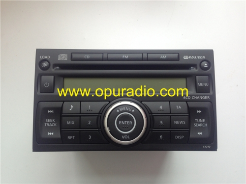 NISSAN 28185 JH60B 6CD WECHSLER MP3 CY24D Clarion PP-2864T für Nissan X-Trail T31 OEM Factory Autoradio Russland Schloss