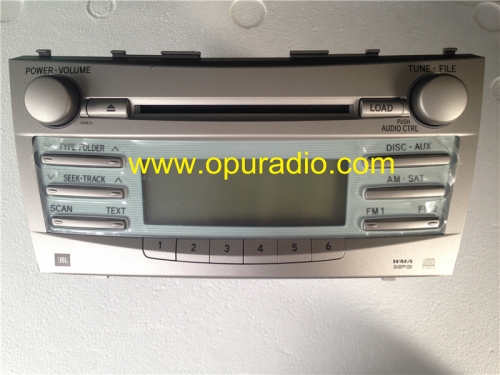 TOYOTA 86120-06190 CQ-ES8660X Matsushita 6 cambiador de CD MP3 WMA para Camry A51823 receptor 07-09 JBL radio de coche versión EE. UU. Canadá