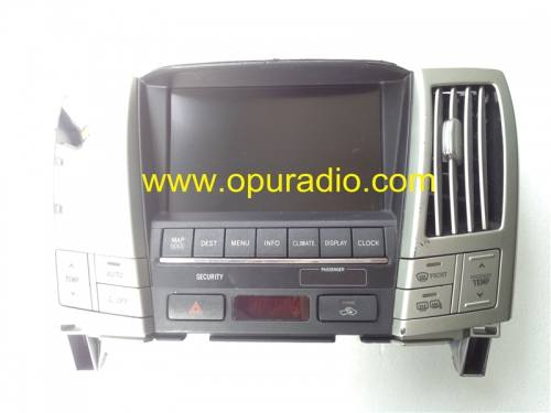 TOYOTA 86110-48250 Fujitsu ten Écran complet avec tactile pour Lexus RX330 RX350 Autoradio de navigation GPS audio