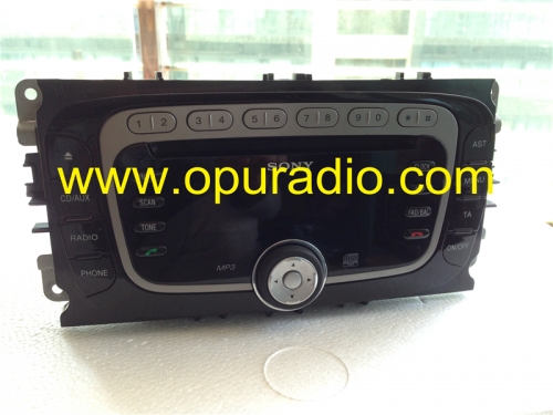 SONY Single CD Radio Head Unit MP3 Bluetooth HCD340 AM2T-18C939-AB FoMoCo für Ford Focus Mondeo Auto AUDIO SYSTEMS