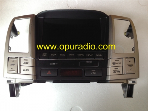 Toyota 86110-48320 monitor completo de pantalla para Lexus RX330 RX350 06-08 Fujitsu ten 134000-38300101 piezas de reparación de audio del automóvil
