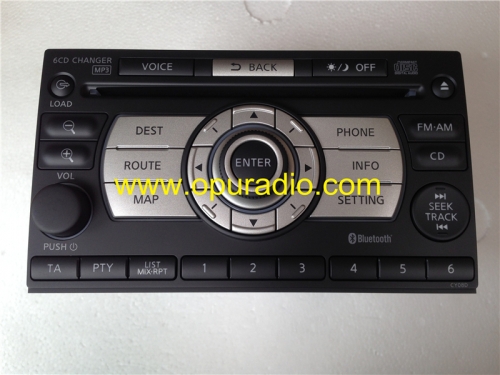 Nissan 28185 JG41A clarion PN-2874T-A Xanavi CD6K-1450E X-Trail T31 6 CD changeur MP3 autoradio Bluetooth 2008