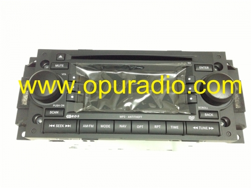 Unidad principal de radio chrysler PT Cruiser DVD Nav MP3 con código P05091522AC CHRYSLER CORPORATION