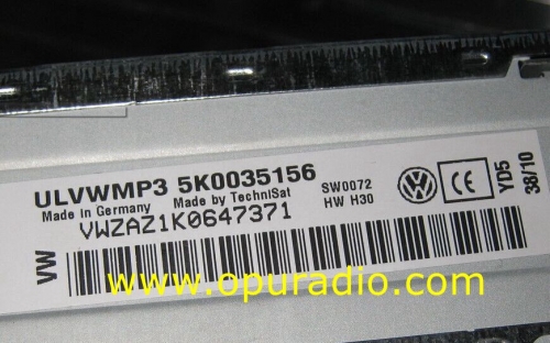 Desbloquee el servicio de decodificación para Volkswagen Car Radio RCD300 RCD310 RCD510 RCD500 RCD200 RCD210 Gamma