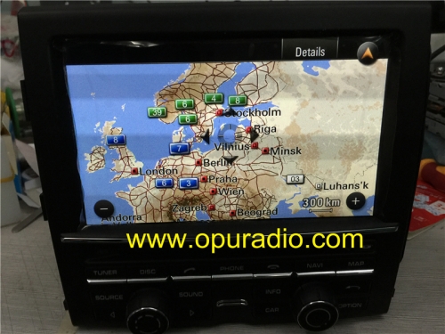 PCM3.1 RADIO Head Unit für Porsche 911 991 981 Boxster Cayenne Navigation GPS 6 Disc CD DVD Wechsler Europa Version 40GB HDD