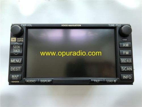 TOYOTA 86120-08160 JBL Car Radio E7007 MAP Voice Navigation WMA MP3 4CD changer for 2006-2010 Sienna Solara 4 Runner Audio Media