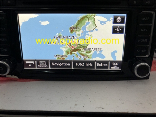 Navegación por radio de coche CONTINENTAL RNS510 SSD para VW T5 Multivan Caravelle Touareg Europa 2014 UP