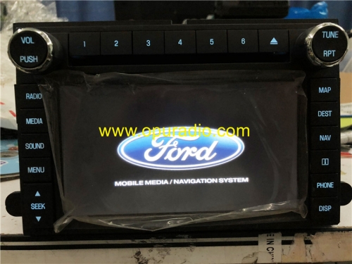 BC3T 18K931 Radio satelital Audio UQW1273 para 2010 2011 Ford F250 F350 Medios de navegación para automóvil CD Reproductor de DVD MAP Sirius XM