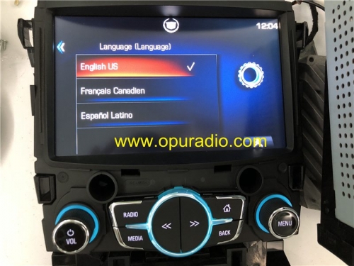 GM39028874 Display-Steuergerät für 2016-2017 Chevy Chevrolet Autoradio Media Navigation IO6