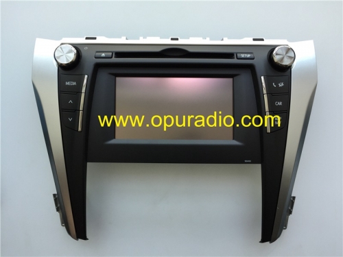 Plaque frontale avec écran tactile Digitizer pour navigation de voiture Toyota Camry Radio Audio Media Phone MAP NAV Fujitsu Ten