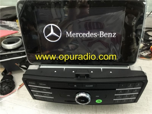 Monitor centor consola arnés emulador de cables para pruebas 2015-2017 Mercedes Benz NTG5.1 A B Clase GLA200 CLA180 CLS400 SLK200